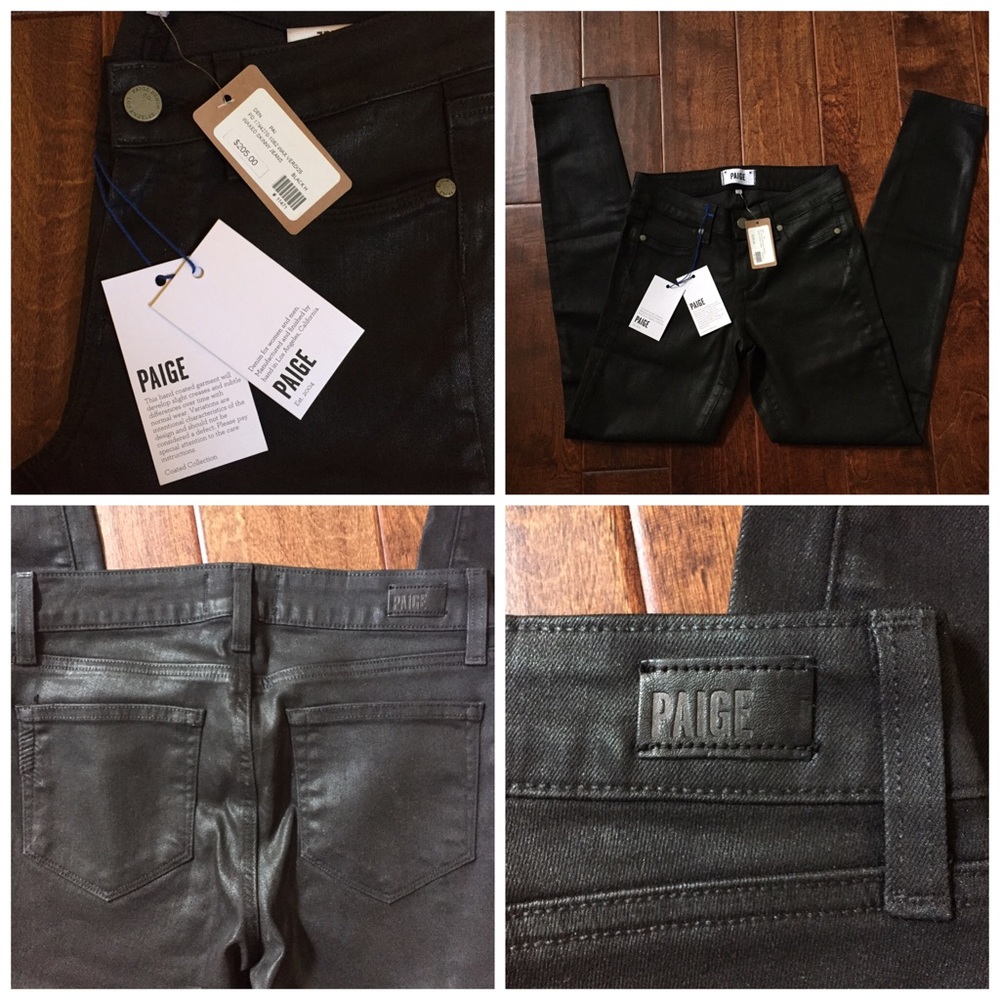 🎉2'Xs HP🎉Paige Verdugo "Leather" Skinny Jeans 🌸 - Picture 3 of 3